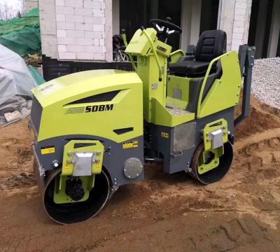奔馬小型壓路機(jī)土方壓實(shí)、溝槽回填施工案例